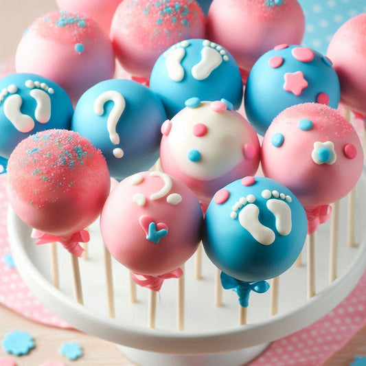 Gender Reveal Cake Pops | Sweet Surprises for Baby Showers!