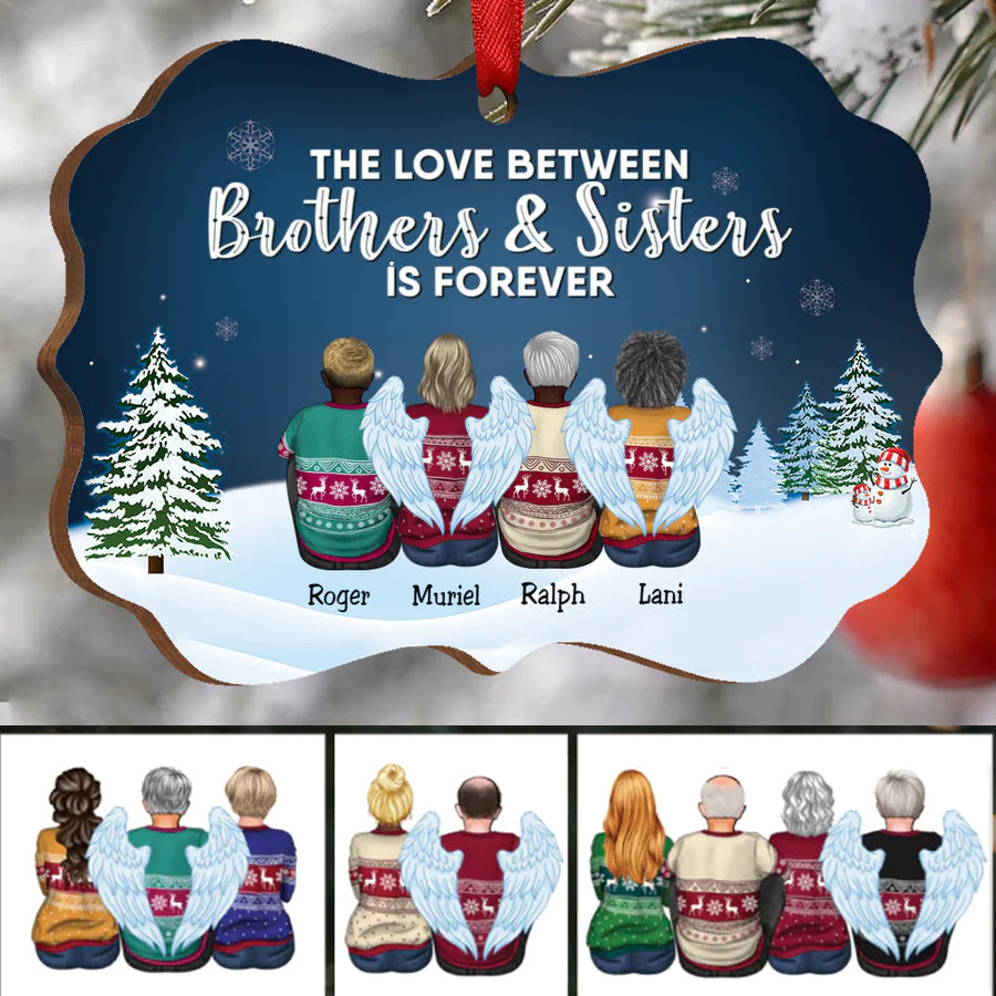 Personalized Christmas Wood Ornament