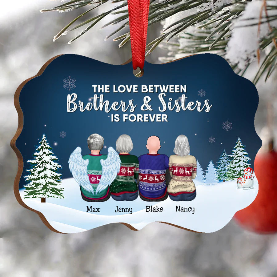 Personalized Christmas Wood Ornament