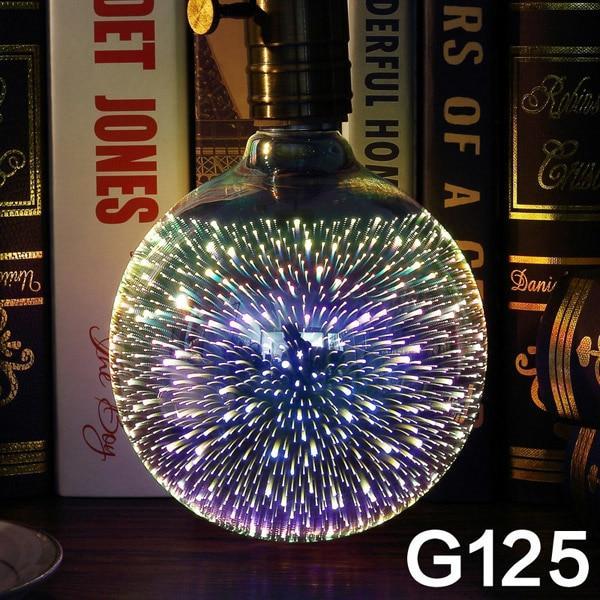 Visually Captivating LED Firework Light Bulb