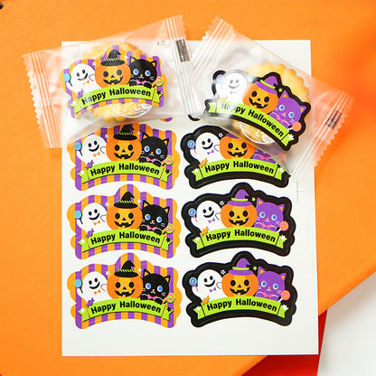 Halloween Pumpkin Stickers Set