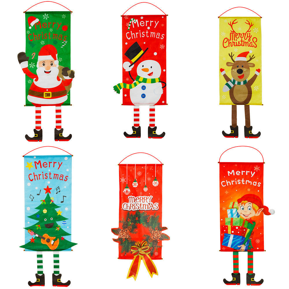 Christmas Decoration Banners - Festive Holiday Party Decor