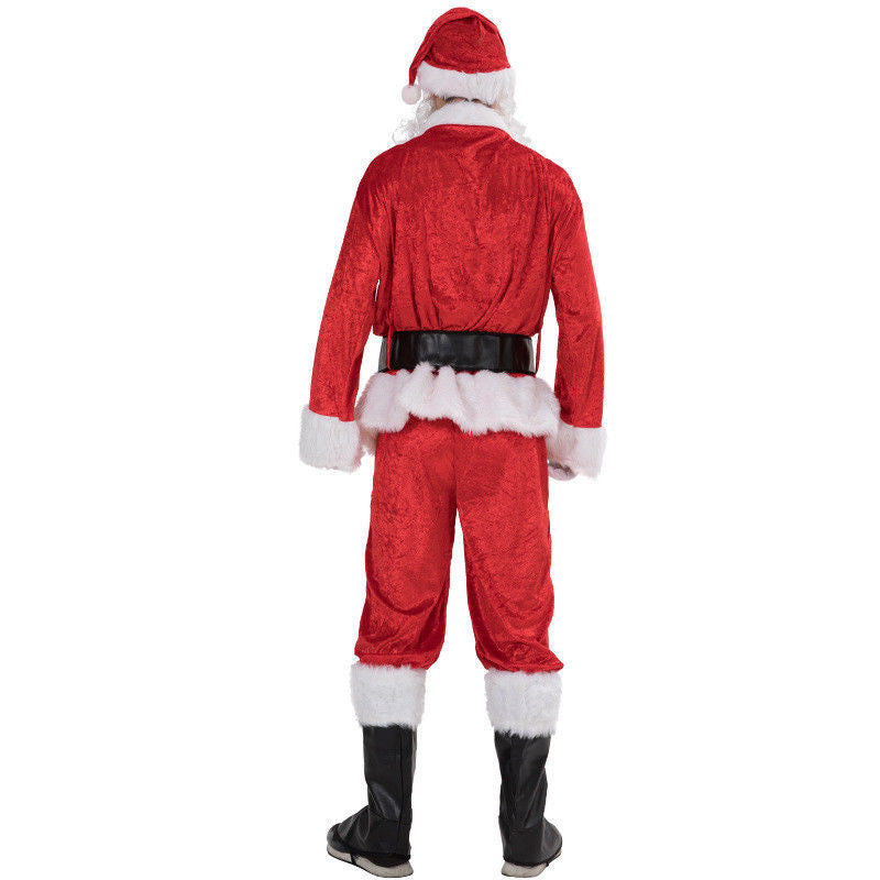 Plus Size Santa Costume - Red Christmas Carnival Cosplay