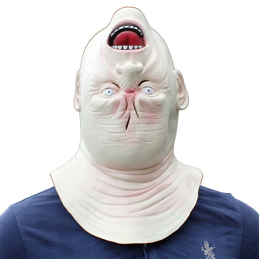 Horror White Face Down Mask