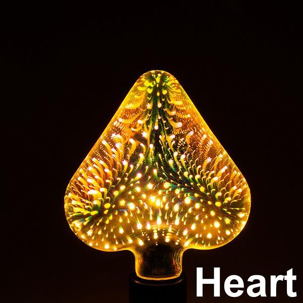 Visually Captivating LED Firework Light Bulb