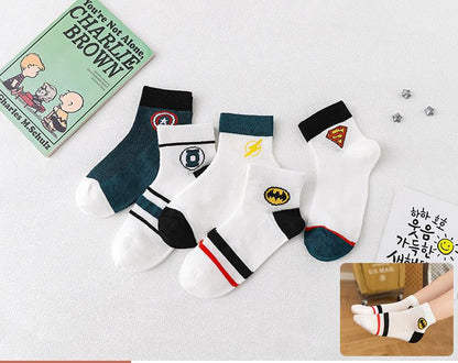 Kids' Breathable Cotton Short Socks