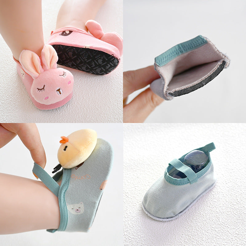 Ultra-Thin Baby Floor Socks - Cartoon Designs