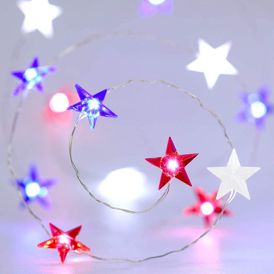 Star Shaped Holiday Light String