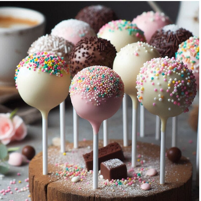 Kaufen Sie Cake Pops Pink für Babypartys, Brautpartys und Geburtstagsgeschenke