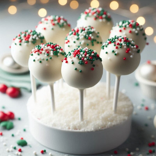 White Christmas Cake Pops: Festive Treats | Cake Pops Parties UK