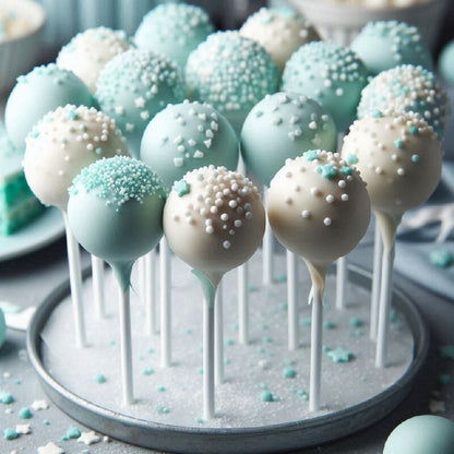 Blue & White Treats for Baby Showers & Celebrations