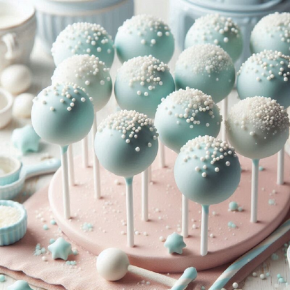 Blue & White Treats for Baby Showers & Celebrations