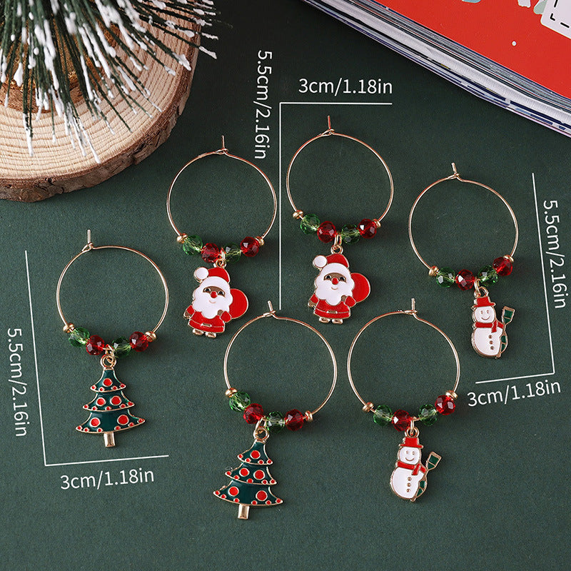 Festive Christmas Earrings Set