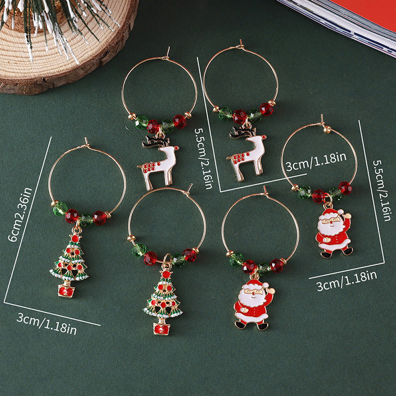 Festive Christmas Earrings Set