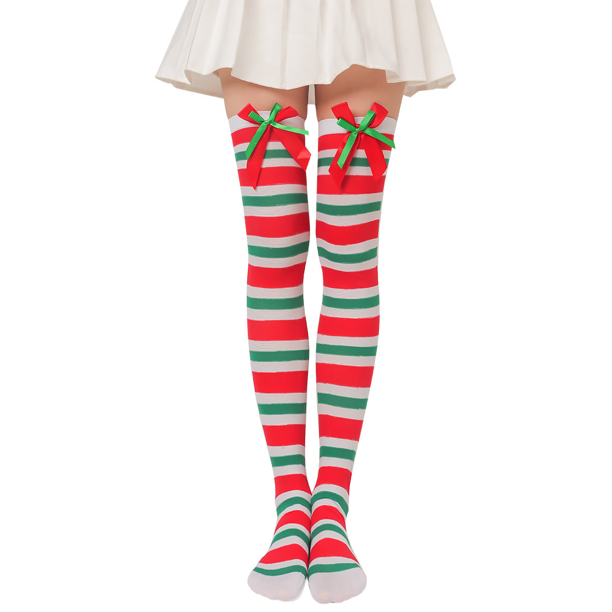 Christmas Plush Doll Knee Socks