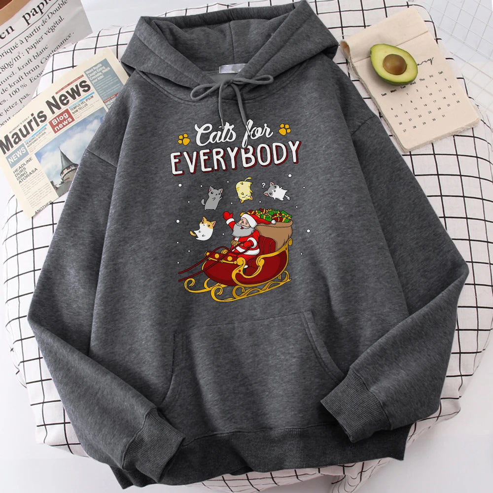 Funny Cats Christmas Hoodie