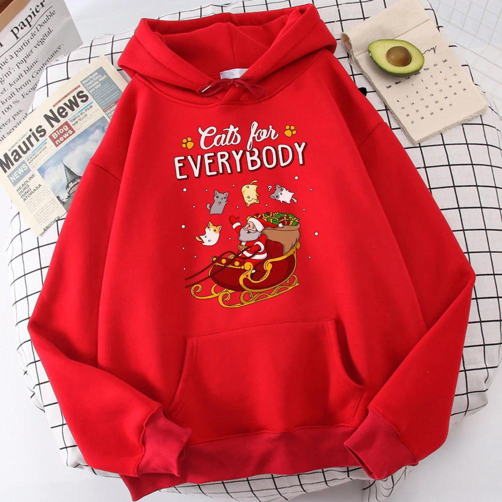 Funny Cats Christmas Hoodie