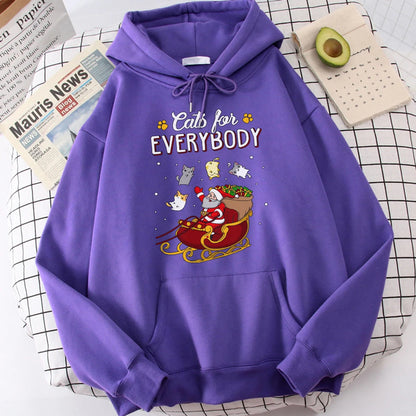 Funny Cats Christmas Hoodie