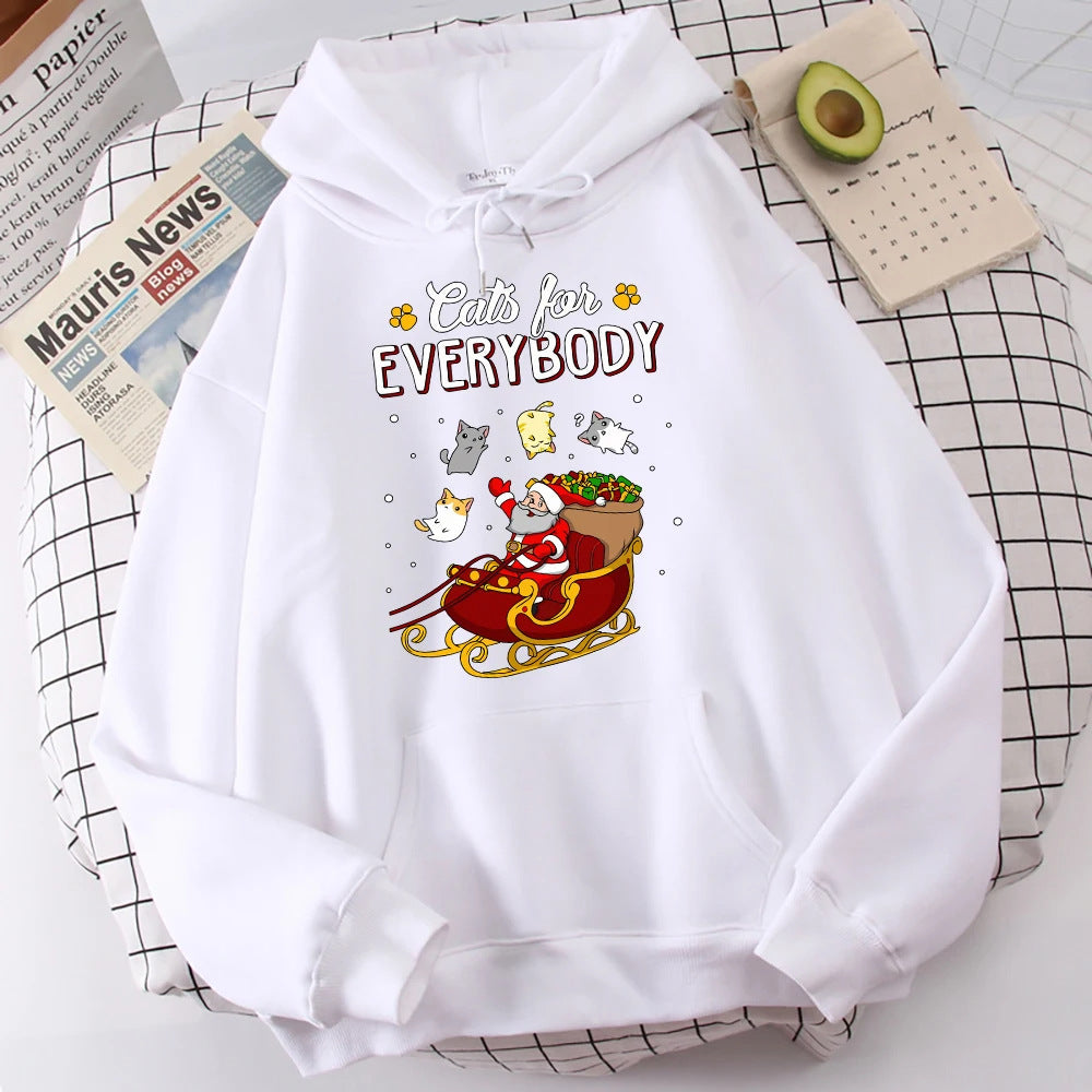 Funny Cats Christmas Hoodie