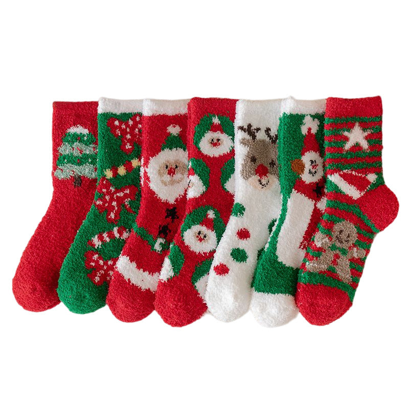 Kids' Coral Fleece Christmas Stockings