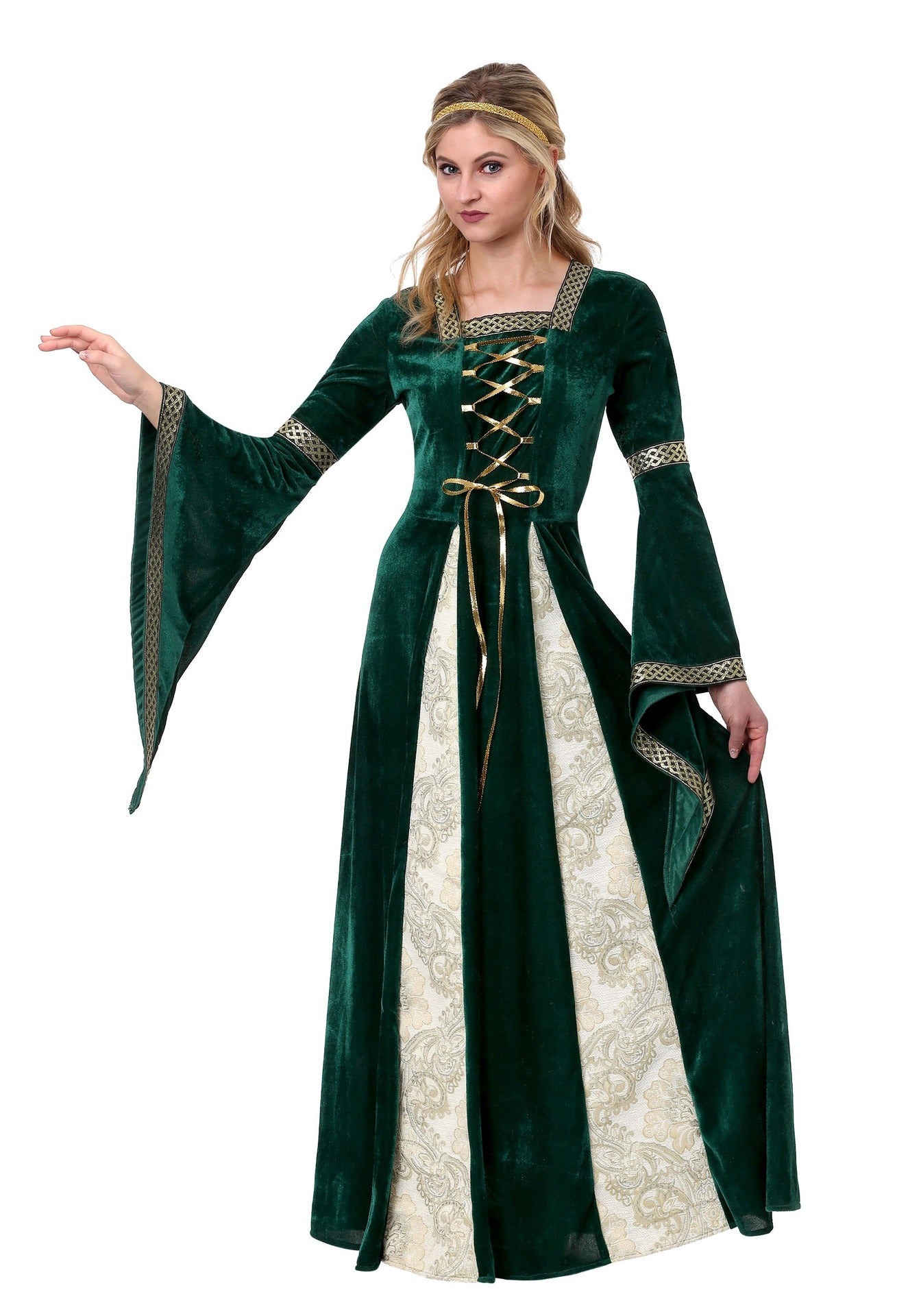 Costume de reine de la cour royale grecque