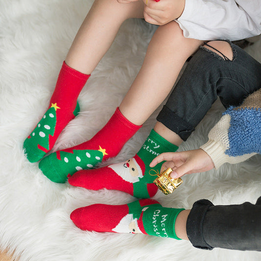 De jolies chaussettes de Noël pour les enfants