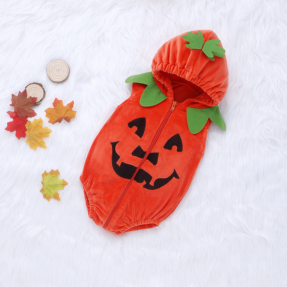 Cute Halloween Pumpkin Jumpsuit