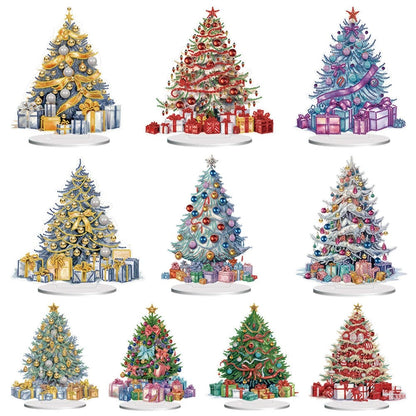 Christmas Tree Diamond Ornaments