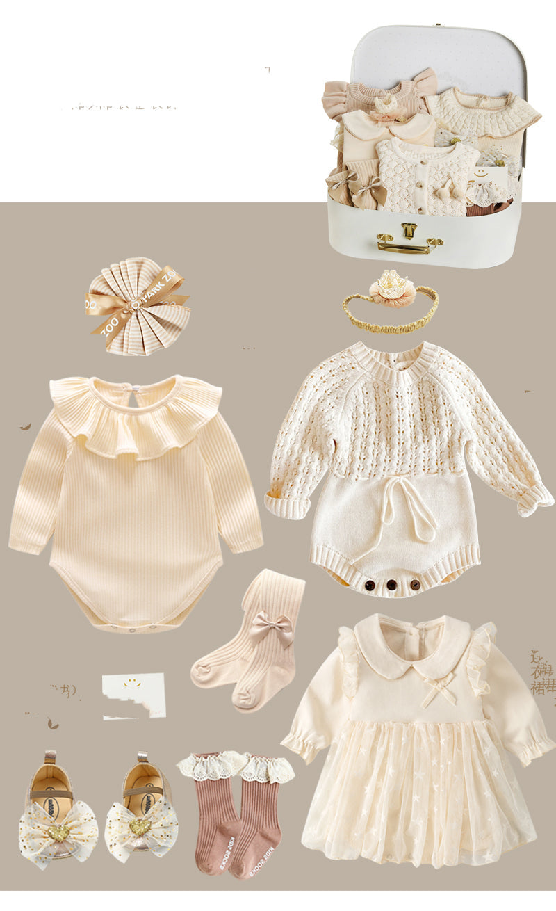 Baby Girl 8-Piece Cotton Set