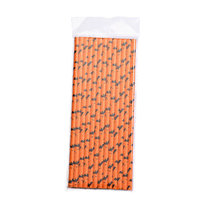 Spooky Halloween Paper Straws