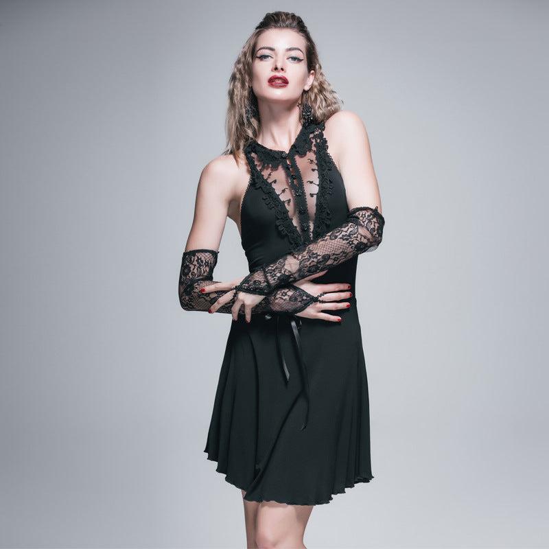 Black Halloween Party Dress