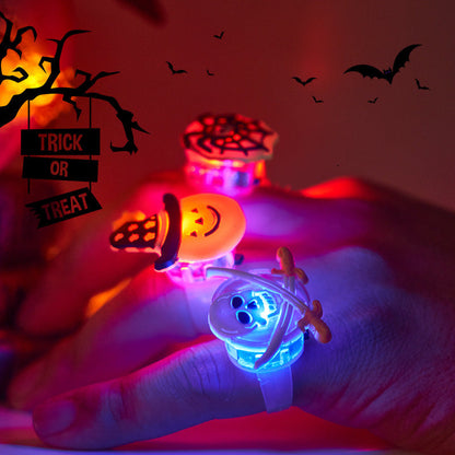 Halloween Luminous Pumpkin Ring LED Light