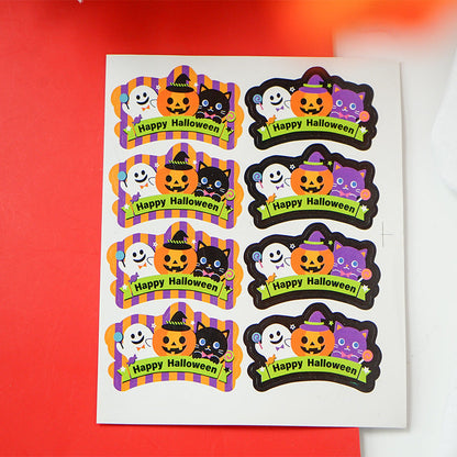 Halloween Pumpkin Stickers Set