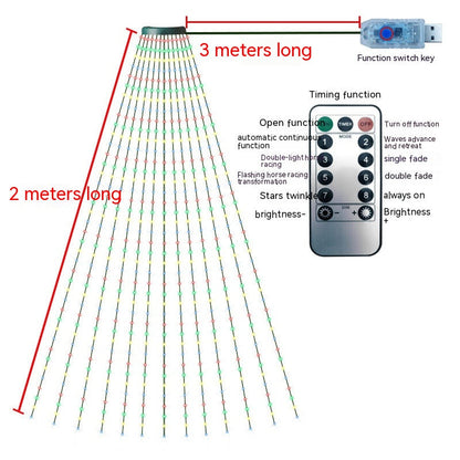 320LED Christmas Tree String Lights