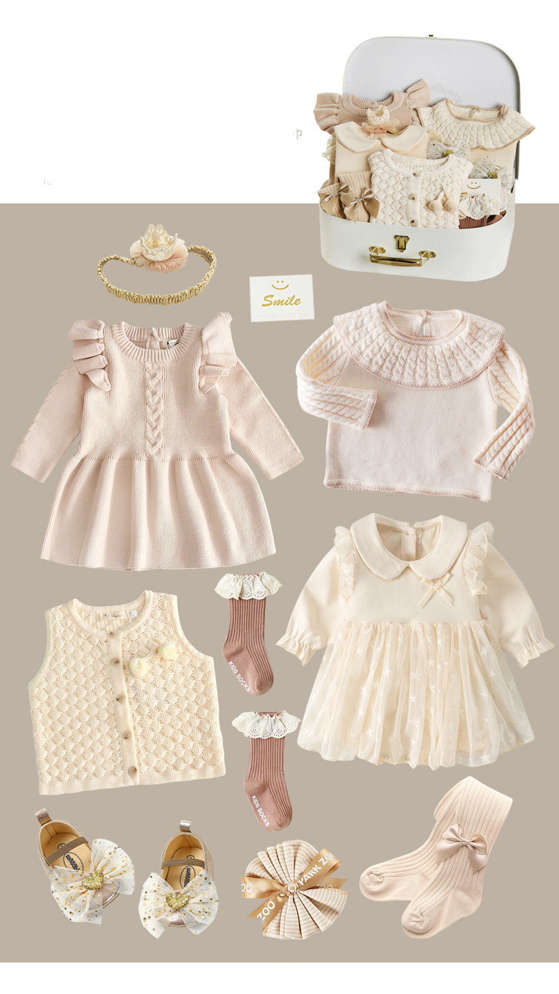 Baby Girl 8-Piece Cotton Set