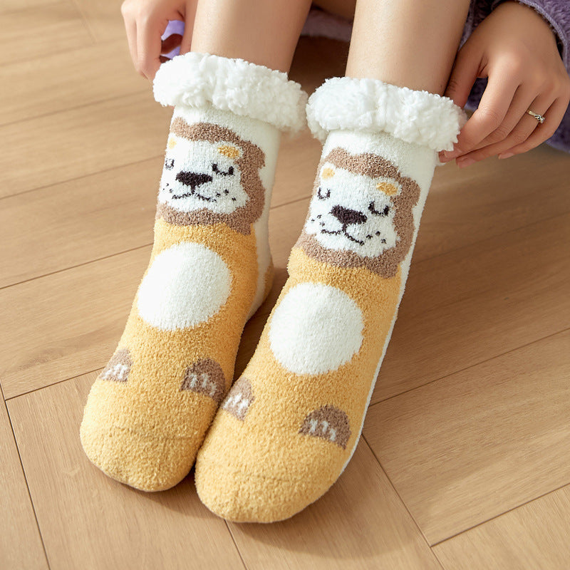 Cozy Christmas Children's Floor Socks