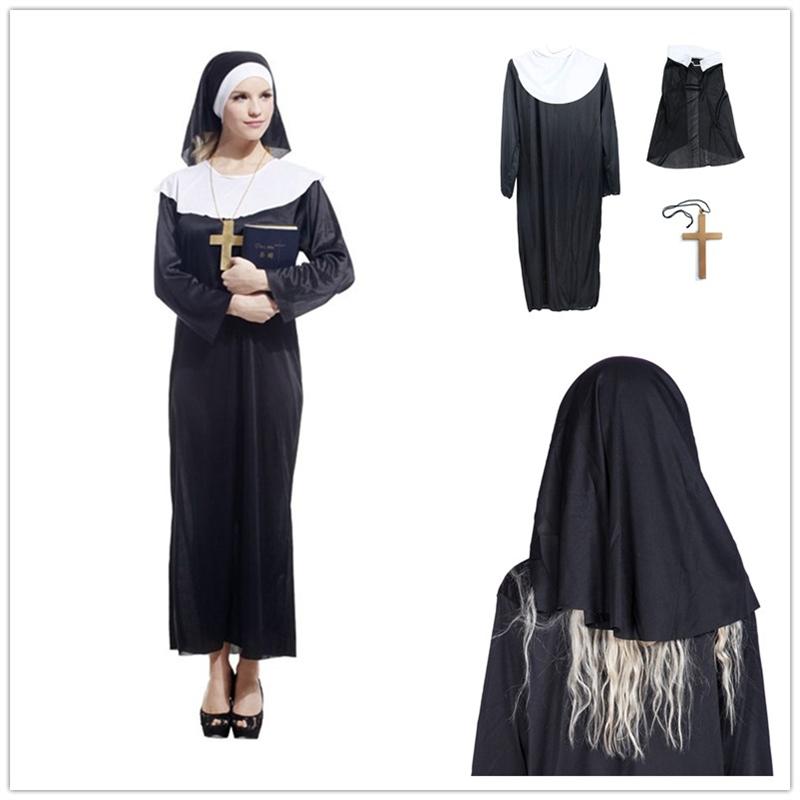 Nun Fancy Dress Costume Set