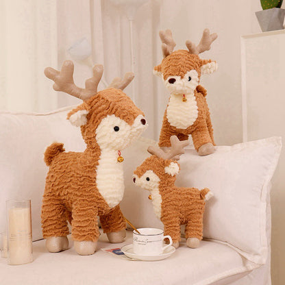 Cute Elk Christmas Tree Pillow