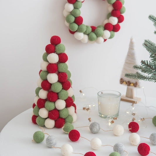 Ensemble de décorations de Noël en feutre nordique