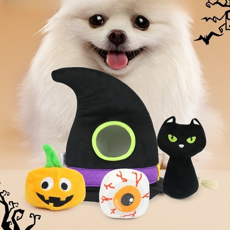 Jouet sonore pour chapeau d'Halloween pour animal de compagnie