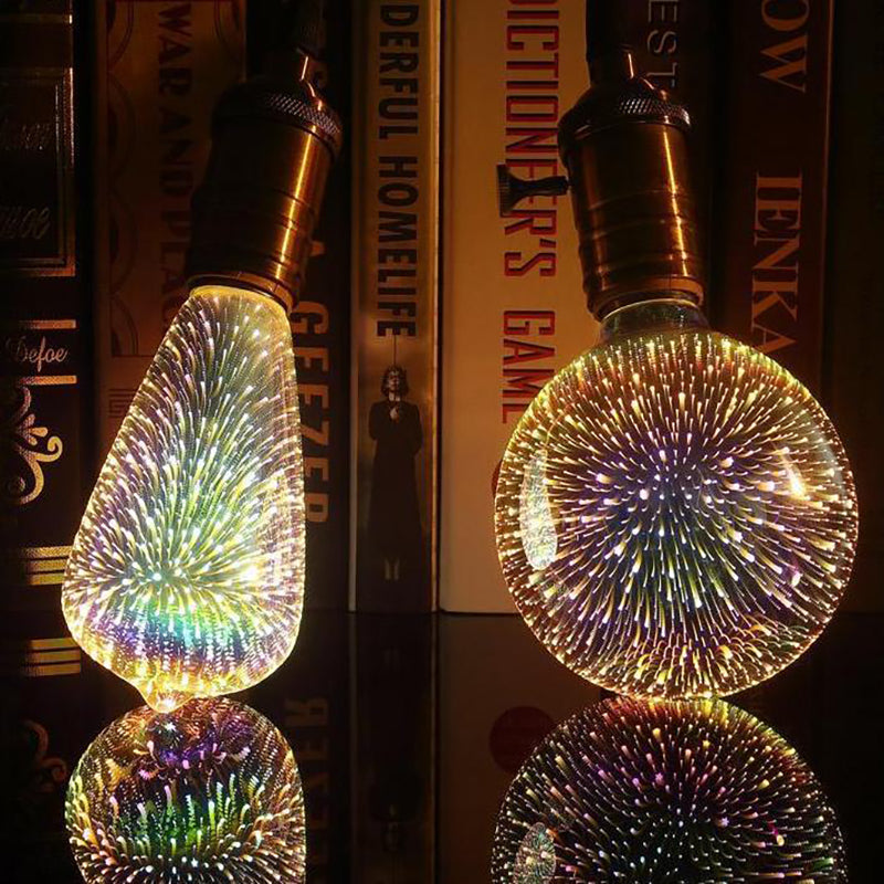 Visually Captivating LED Firework Light Bulb