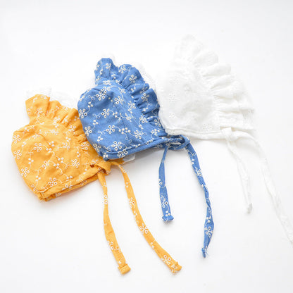 Cute Pet Hat Set - Blue/White/Yellow