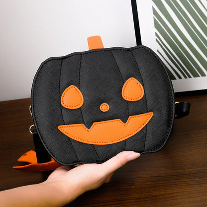 Funny Pumpkin Cartoon Shoulder Bag