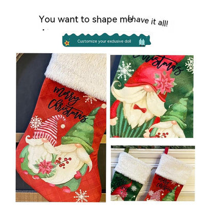 Christmas Stockings Ornament Candy Bag