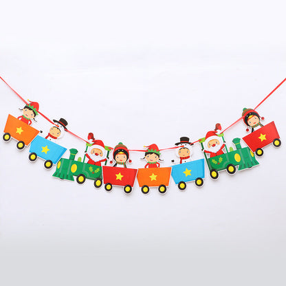 Christmas Hanging Flags Set