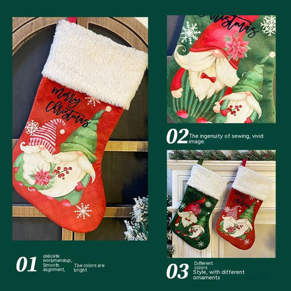 Christmas Stockings Ornament Candy Bag