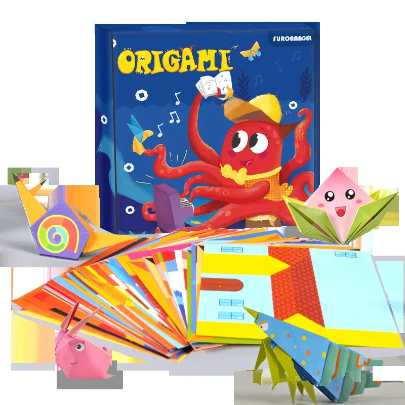 Educational Cartoon Animal Origami Craft Book for Kids