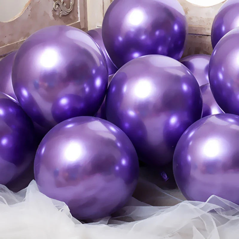 20pcs Chrome Metallic Party Balloons