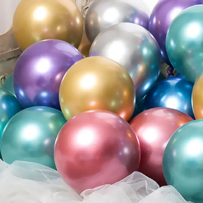 20pcs Chrome Metallic Party Balloons