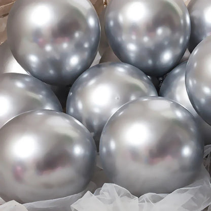 20pcs Chrome Metallic Party Balloons